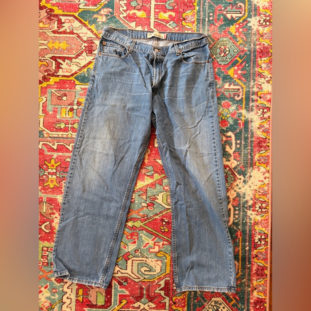 Levi's Men's Light Blue Straight Jeans